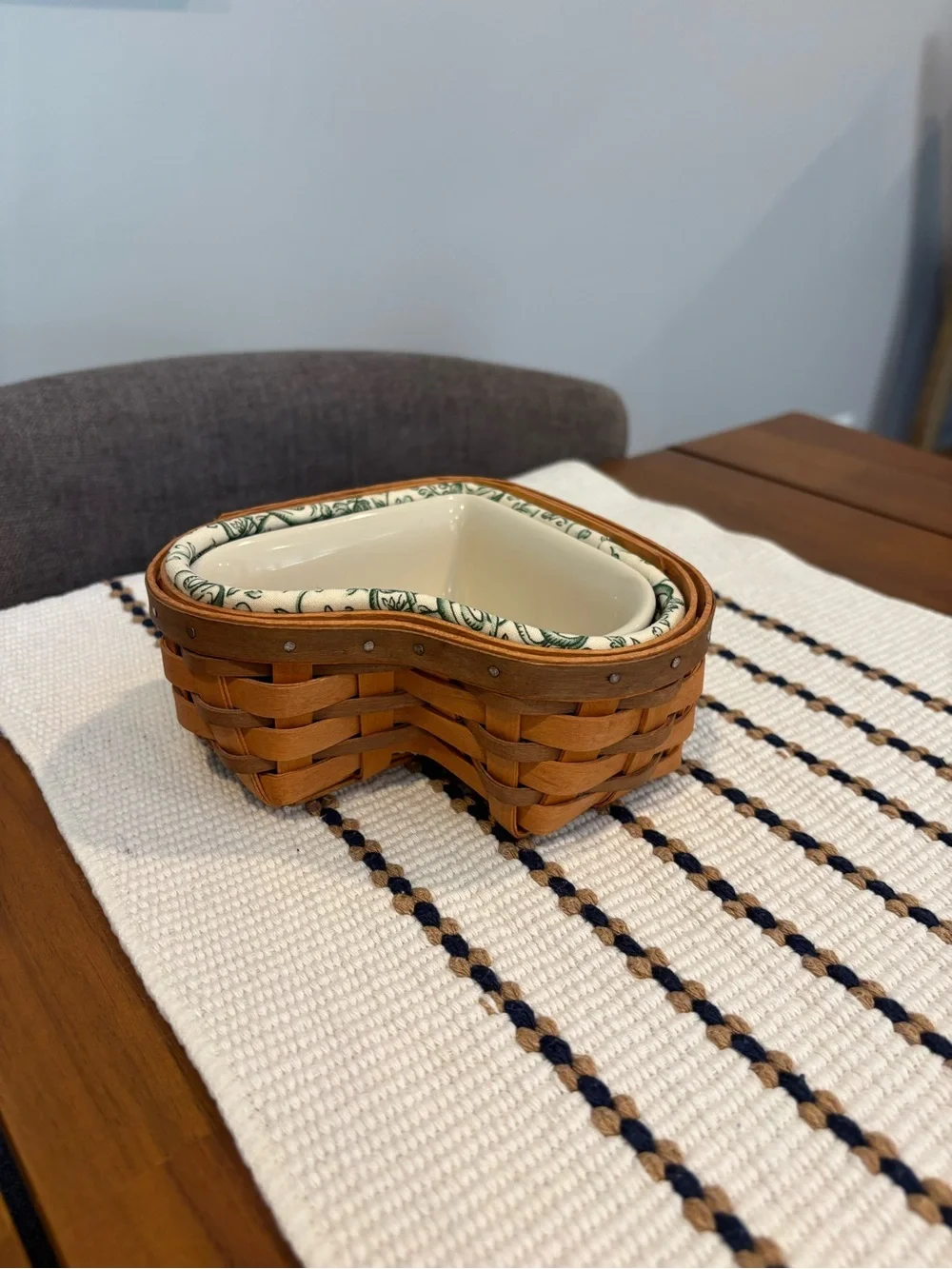 Longaberger 5” wide dimensions